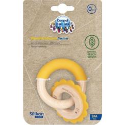 Прорезыватель Canpol babies деревянно-силиконовая Лев Фото 3