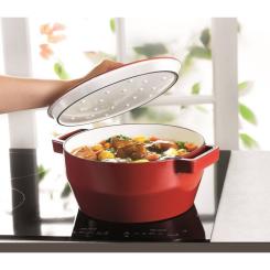 Кастрюля Pyrex Slow Cook Red 2.2л Фото 2