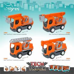 Спецтехника Tigres Авто "TechTruck" кран в коробке Фото 2