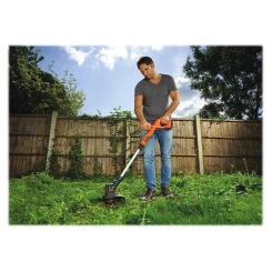 Триммер садовый Black&Decker 18V, 2Ah, 25 см Фото 2