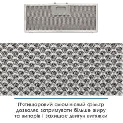 Вытяжка кухонная Eleyus URBAN 960 LED 52 IS Фото 8