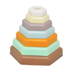 Развивающая игрушка Tigres ECO Пірамідка, ELFIKI Фото 1