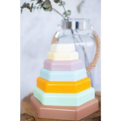 Развивающая игрушка Tigres ECO Пірамідка, ELFIKI Фото 2