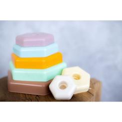 Развивающая игрушка Tigres ECO Пірамідка, ELFIKI Фото 3