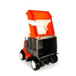 Спецтехника Wader Мусоровоз "Гигант" оранжевый/голубой Фото 2