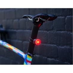 Задняя велофара Knog Plug Rear 10 Lumens Black Фото 5