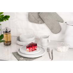 Тарелка Ardesto Trento Dessert 20,5 см White Фото 1