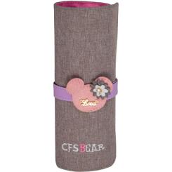 Пенал Cool For School Bear 1 отделение Серый Фото