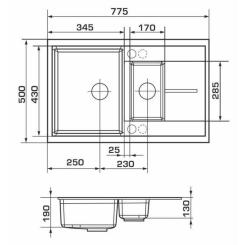 Мойка кухонная GRANADO LEON ivory Фото 4