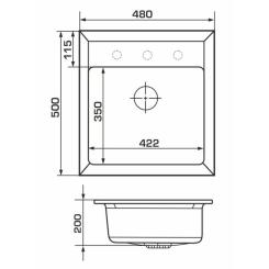 Мойка кухонная GRANADO MERIDA avena Фото 5