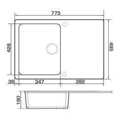 Мойка кухонная GRANADO VIGO terra Фото 5