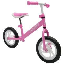 Беговел Bimbo Bike 12`, розово-белый Фото
