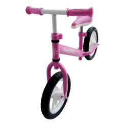 Беговел Bimbo Bike 12`, розово-белый Фото 2
