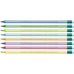 Карандаш графитный Bic Evolution Stripes HB, с ластиком Фото 1