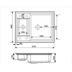 Мойка кухонная GRANADO SAMORA marron Фото 6