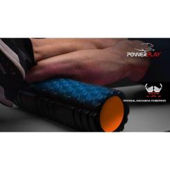 Масажный ролик PowerPlay 4025 Чорно-Помаранчевий Фото 3