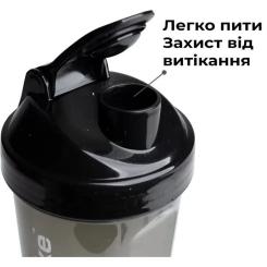 Шейкер спортивный SmartShake Lite 1000ml Glossy-Black Фото 1