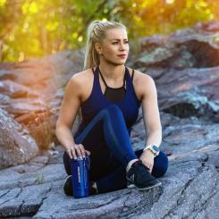 Шейкер спортивный SmartShake Original2GO One 800ml Navy Blue Фото 3