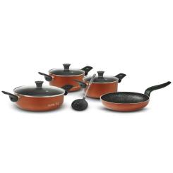 Набор посуды Flonal Pepita Granit 8 предметів Фото