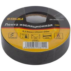 Изоляционная лента Sigma ПВХ чорна 0.13мм*19мм*20м Фото