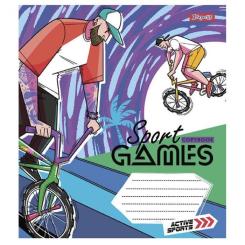 Тетрадь 1 вересня Sport games 18 листов клетка Фото 1