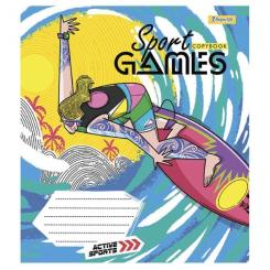 Тетрадь 1 вересня Sport games 18 листов клетка Фото 2