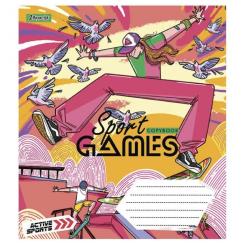 Тетрадь 1 вересня Sport games 18 листов клетка Фото 3