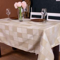 Скатерть MirSon Жаккард №301 Jacquard Olive 200x280 см Фото