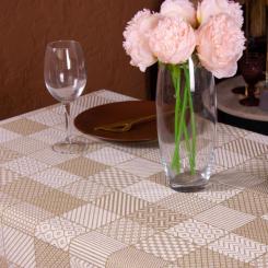 Скатерть MirSon Жаккард №301 Jacquard Olive 200x280 см Фото 2