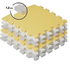 Детский коврик Kinderkraft пазл Luno Yellow, 30 элементов Фото 1