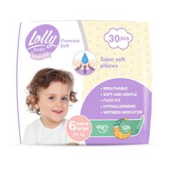 Подгузники Lolly Premium Soft 6 (16+ кг) 30 шт Фото