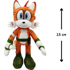 Мягкая игрушка Sonic Prime на клипсе – Тейлз 15 см Фото 1