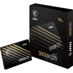Накопитель SSD MSI 2.5" 960GB Spatium S270 Фото 4