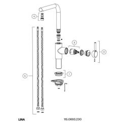 Смеситель Franke Lina L Shape Фото 1