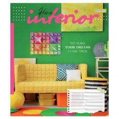 Тетрадь 1 вересня А5 Interior 60 аркушів, лінія Фото 2