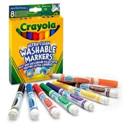 Фломастеры Crayola широкая линия (ultra-clean washable), 8 шт Фото 1