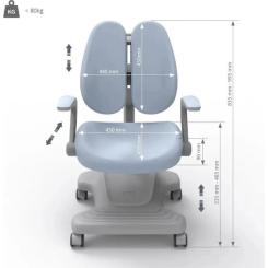Детское кресло FunDesk Estate Grey Фото 6