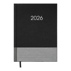 Еженедельник Buromax датированный 2026 PARALLEL A5 черный Фото