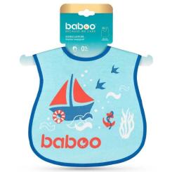 Нагрудничек Baboo бавовняний Marine, 3+ місяців (синій) Фото 3