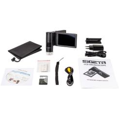 Микроскоп Sigeta Illuminant 10x-300x 5.0Mpx 4" LCD Фото 3