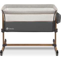 Кроватка Lionelo приставне Leonie Grey Stone Фото 1