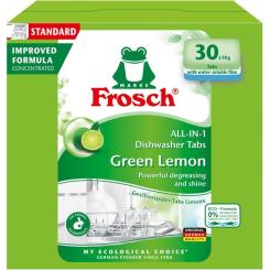 Таблетки для посудомоечных машин Frosch Лимон 30 шт. Фото