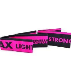 Эспандер MadMax MFA-305 Hiploop Grey/Pink набір 3 шт Фото 5