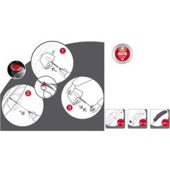 Зонт Knirps A.200 Medium Duomatic Black Фото 1