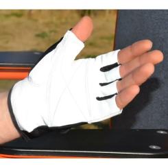 Перчатки для фитнеса MadMax MFG-444 Fitness White M Фото 2