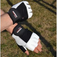 Перчатки для фитнеса MadMax MFG-444 Fitness White M Фото 5