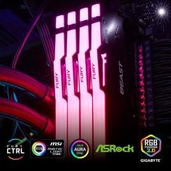 Модуль памяти для компьютера Kingston Fury (ex.HyperX) DDR5 64GB (2x32GB) 5600 MHz Beast RGB Фото 5