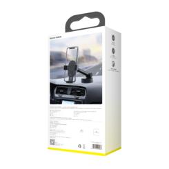 Универсальный автодержатель Baseus 4.7-6.5" Gravity Simplism (на присоску) black Фото 15