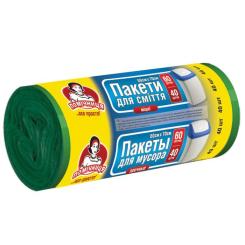 Пакеты для мусора Помічниця 60 л 40 шт. Фото