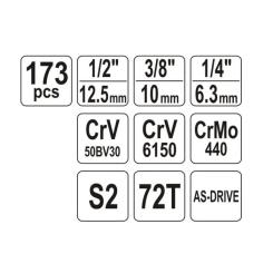Набор инструментов Yato YT-38931 Фото 4
